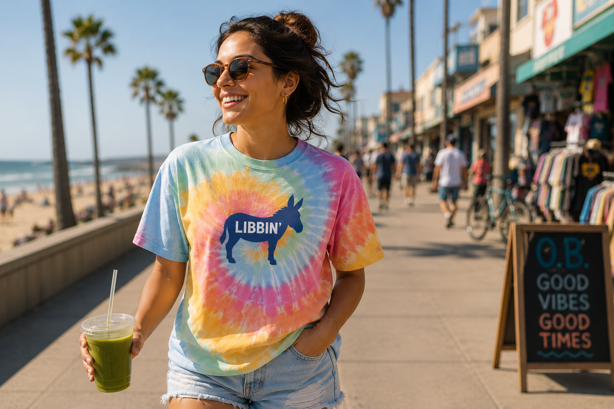 Oversized tie-dye t-shirt